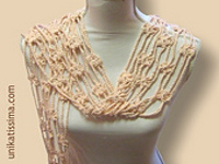 junghanswolle Crocheted Flower Shawl