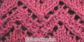 unikatissima's lace poinsettia - version 'knit-purl'